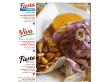 Tablet Screenshot of fiestarestaurants.com